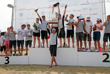Christopher Rast and his team of EFG SUI684 - 2015 Melges 24 World Champion