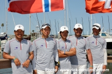 Eiichiro Hamazaki and his team on Esprit JPN783 - 2011 Melges 24 Corinthian World Champion