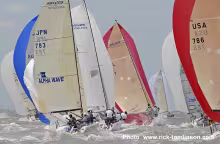 Eiichiro Hamazaki and his team on Esprit JPN783 - 2011 Melges 24 Corinthian World Champion