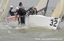 Eiichiro Hamazaki and his team on Esprit JPN783 - 2011 Melges 24 Corinthian World Champion