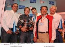 Bruce Ayres and his team of Monsoon - Melges 24 Corinthian World Champion 2009