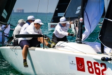 3 1/2 Men of Steve Suddath with Steve Burke, Shawn Burke and Jack Smith - 2020 Bacardi Cup Invitational Regatta