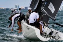 War Canoe USA825 of Michael Goldfarb with David Brink, Emory Williams, Jonny Goldsberry and Michael Menninger - 2020 Bacardi Cup Invitational Regatta