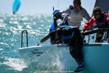 War Canoe USA825 of Michael Goldfarb with David Brink, Emory Williams, Jonny Goldsberry and Michael Menninger - 2020 Bacardi Cup Invitational Regatta