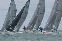 It was a windy day to finish off the 2020 Melges 24 Australian Nationals at Adelaide Sailing Club