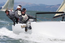 Melges 24 North American Champions 2012 - Bandit AUS of Warwick Rooklyn with his crew of tactician Jeremy Wilmot, bow Daniel Nixon, spinnaker trimmer Doug McGain and jib trimmer Sean O'Rourke