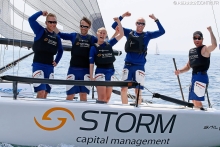 Storm Capital Sail Racing NOR 751 - Oyvind Peder Jahre, Sivert Denneche, Ane Gundersen, Marius Falch Orvin, Stian Briseid - Corinthian 2nd - 2015 Melges 24 Worlds - Middelfart, Denmark