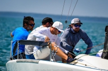 2020 Bacardi Cup Invitational Regatta - Bora Gulari sailing with Kyle Navin, Norman Berg, Ian Liberty, and Taylor Canfield