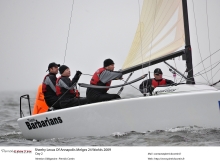 Team Barbarians with Jamie Lea at the helm - 2009 Sheehy Lexus of Annapolis Melges 24 World Championship