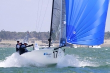 Star USA841 - Harry Melges, Federico Michetti, Andy Burdick, Jeff Ecklund - 2nd at the 2014 Melges 24 Worlds - Geelong, Australia