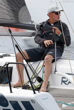 Geoff Carveth at the helm of Gill Race Team GBR694 - 2015 Melges 24 World Championship - Middelfart, Denmark