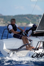 Paolo Brescia at the 2019 Melges 24 Worlds in Villasimius, Sardinia, Italy