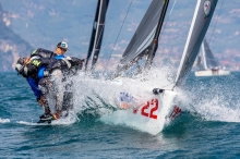 Andrea Racchelli's Altea ITA-722 at the 2020 Melges 24 Italian Championship in Torbole