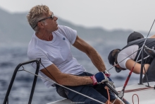 Paolo Brescia at the 2019 Melges 24 Pre-Worlds in Villasimius, Sardinia, Italy