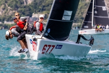 White Room GER677 of Michael Tarabochia - 2020 Melges 24 European Sailing Series Event #1 in Torbole, Italy