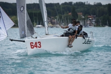 Austrian ORCA team of Helmut Gottwald completed the podium of the 2020 Melges 24 European Sailing Series Event #2 in Attersee, Austria