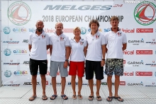 Yes Sir No Sir EST 646 - Tõnis Haavel, Raul Grigorjev, Erki Teras, Ardo Reiman, Anu Reiman - 2018 Melges 24 European Championship in Riva del Garda, Italy