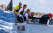 Yes Sir No Sir EST646 of Tõnis Haavel with Raul Grigorjev, Tanel Tamm, Tobias Reiter and Anu Reiman - 2019 Melges 24 Pre-Worlds, Villasimius, Sardinia, Italy