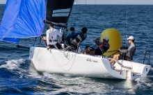 White Room GER677 of Michael Tarabochia with Luis Tarabochia at the helm was victorious in Corinthian division, completing the overall podium as third at the Melges 24 European Sailing Series Event #3 in Portoroz, Slovenia
