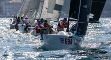 Miles Quinton's Gill Race Team GBR694 with Geoff Carveth finished second in Corinthian division and fourth in Overall ranking at the 2020 Melges 24 European Sailing Series Event #3 in Portoroz, Slovenia