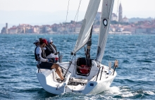 Corinthian podium was completed by the local Slovenian team of Jure Jerkovic Atena SLO726 being 6th in overall at the 2020 Melges 24 European Sailing Series Event #3 in Portoroz, Slovenia