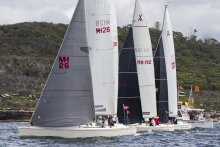 Adams 10 nationals start Sydney Harbour Regatta 2020 AUS