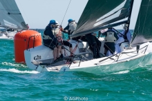 Nixon family on Accru - Melges 24 NSW Championships AUS