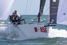 John Brown's Blind Squirrel USA856 and his team of Mike Buckley, Jeff Bonanni, Charlie Smythe and George Peet - Bacardi Cup Invitational Regatta in March 2021