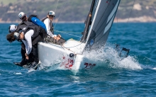 ALTEA ITA722 of Andrea Racchelli with Enzo Bonini, Michele Gregoratto, Filippo Togni and Andrea Serpi - 2021 ITA Melges24Tour Act 1 Talamone