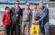 Panjic CRO 567 team of Luka Šangulin with Tomislav Bašiž,Tonko Rameša, Duje Fržop, Noa Šangulin - CRO M24 Act 1 - Biograd - April 2021