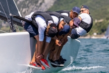 Melgina ITA693 of Paolo Brescia - Melges 24 European Sailing Series 2021 - Event 1 - Malcesine, Italy