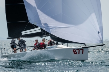 White Room GER677 of Michael Tarabochia with Luis Tarabochia at the helm - Melges 24 European Sailing Series 2021 - Event 2 - Riva del Garda, Italy