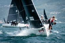 White Room GER677 of Michael Tarabochia with Luis Tarabochia at the helm - Melges 24 European Sailing Series 2021 - Event 2 - Riva del Garda, Italy