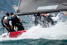 Taki 4 ITA778 of Marco Zammarchi with Niccolo Bertola at the helm - Melges 24 European Sailing Series 2021 - Event 2 - Riva del Garda, Italy