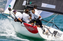 Taki 4 ITA778 of Marco Zammarchi with Niccolo Bertola at the helm - Melges 24 European Sailing Series 2021 - Event 3 - Riva del Garda, Italy