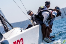 Altea ITA722 of Andrea Racchelli maintains lead after Day Four at the Melges 24 European Championship 2021 in Portoroz, Slovenia. 