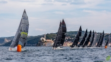 Altea ITA722 of Andrea Racchelli was the winner of the Race One in Portoroz at the Melges 24 European Championship 2021.