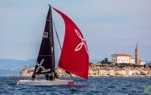 Sergio Caramel's Arkanoe by Montura ITA809 won Race 3 on Day One at the Melges 24 European Championship 2021 in Portoroz