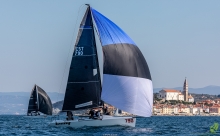 Lenny EST790 of Tõnu Tõniste is the runner-up after Day Two at the Melges 24 European Championship 2021 in Portoroz, Slovenia