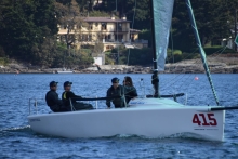 Sunnyvale CAN415 of Fraser McMillan and crew, Aidan Koster, Alex Levkoskiy and Chris ‘Shaka’ Vassallo - Melges 24 Canadian Champion 2021