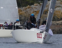 Duncan Stamper & Mark Malleson’s Goes to Eleven crew wrapped up the Melges 24 Canadian Nationals 2021 in third overall and second Corinthian