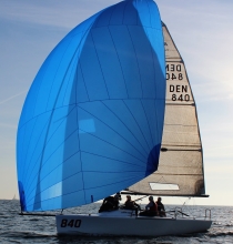 Whosah DEN840 of Marc Wain Pedersen and crew of Claes Bohn-Willeberg, Kristian Schaldemose, Lærke Marie Sørensen and Astrid Harsaae - Melges 24 Danish Champion 2021