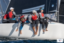 Michael Tarabochia's White Room GER677 (2-10-6) steered by Luis Tarabochia is seated on the fourth place in overall, being the third ranked Corinthian team after Day 1 at the final event of the Melges 24 European Sailing Series 2021 - Trieste, Italy 