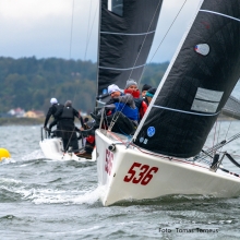 SWE536 of Thomas Dahl with Torvald Asplund, Peter Carlstein, Mattias Gunnarsson, Henrik Persson - 2nd at the Melges 24 Swedish Nationals 2021