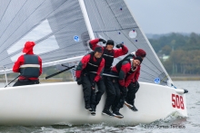 SWE508 of Carl Åkerson with Lars Carlsson, Linus Carlsson, Hans Sjöberg, Tedde Thorden - Bronze at the Melges 24 Swedish Nationals 2021