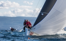 Team Iggy CRO385 of Karlo Kuret with Zlatko Vodanović, Denis Stanojevic and Bruno Gašpić -  Melges 24 Croatian National Championship 2021 - Split, Croatia