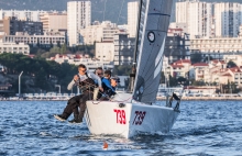 Luka Šangulin on Panjić CRO739 with Noa Sangulin, Tonko Ramesa, Tomislav Basic and Duje Frzop -  Melges 24 Croatian National Championship 2021 - Split, Croatia