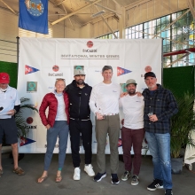 John Bailey's Talisman USA720 with Mike Buckley, John Bowden, Beth Whitener and George Peet - 3rd Melges 24 at the Bacardi Winter Series 2021-2022 - Event 2 - Miami, FL