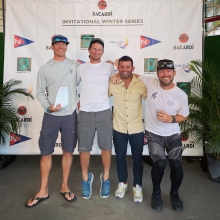 Peter Duncan's Raza Mixta USA829 with Victor Diaz de Leon, Erik Shampain, Matt Pistay and Morgan Trubovick - Melges 24 Winner of the Bacardi Winter Series 2021-2022 - Event 2 - Miami, FL