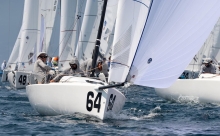 Laura Grondin, Taylor Canfield, Mike Buckley and Scott Ewing - 3rd at the 2021 J70 Worlds